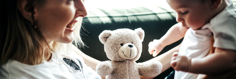 gấu bông cho bé 1 tuổi