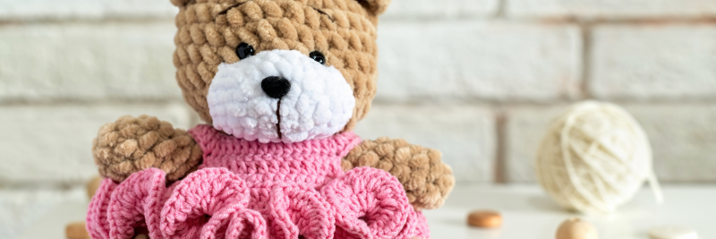 cách đan móc khóa bằng len