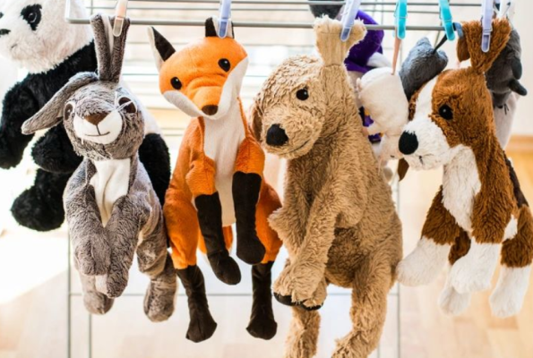 cách giặt gấu bông