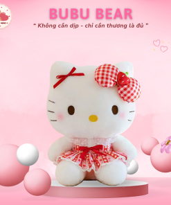 Thú nhồi bông mèo Hello Kitty, gối ngủ, quà sinh nhật cho bé gái