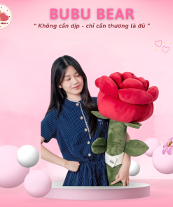Gấu Bông Hoa Hồng Cao Cấp Siêu Dễ Thương Quà Tặng Ý Nghĩa