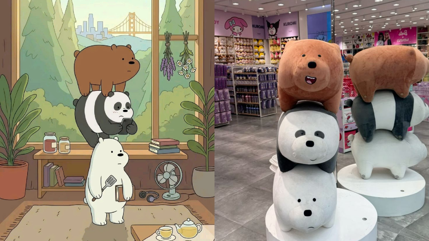 gấu bông We Bare Bears