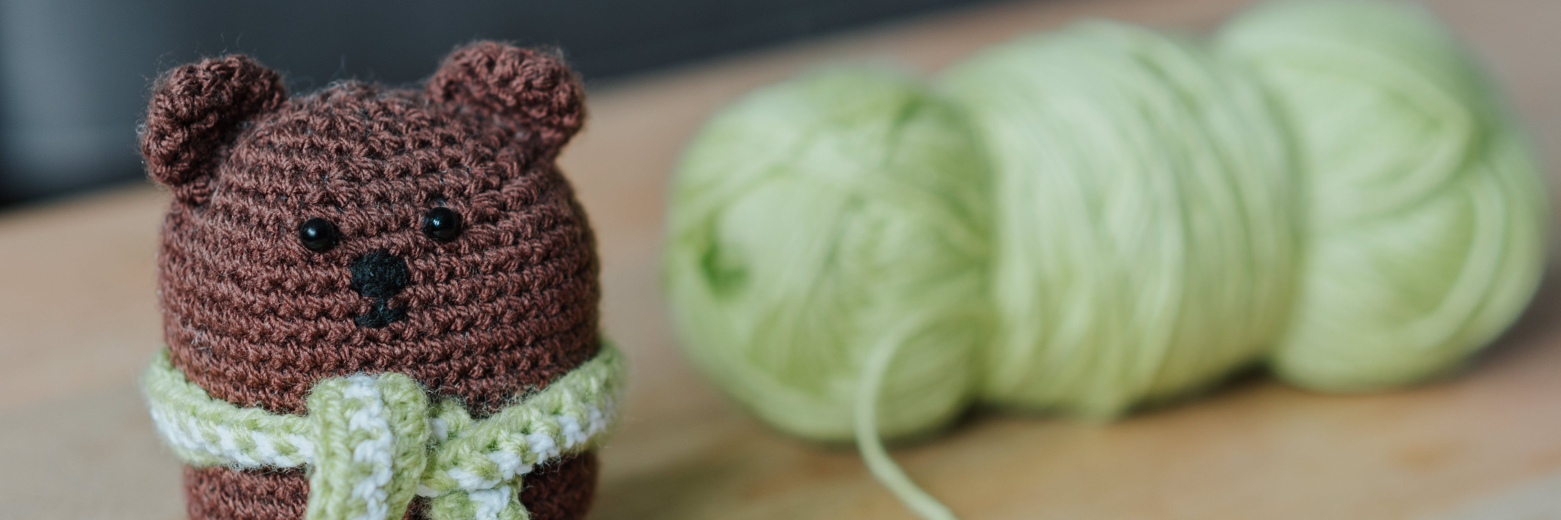 cách đan móc khóa bằng len