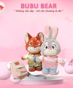 BALO BÚP BÊ CÁO VÀ THỎ