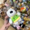 Móc khóa cún bông trắng